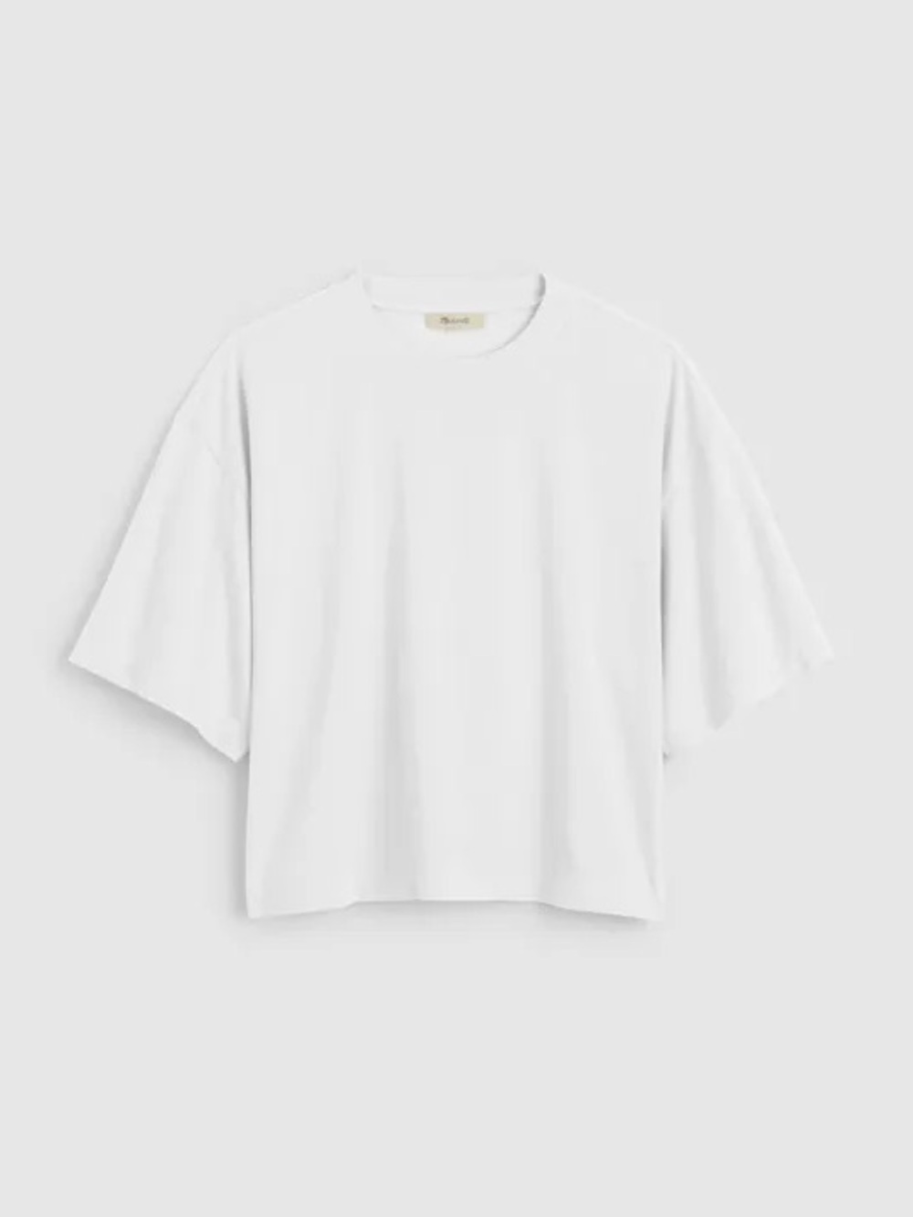 Madewell The Boxy Crop Tee in Allday Jersey - Picture 6 of 7